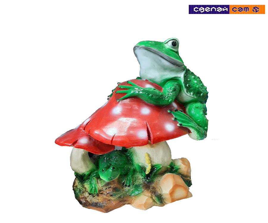 Сувенир Лягушка на грибах