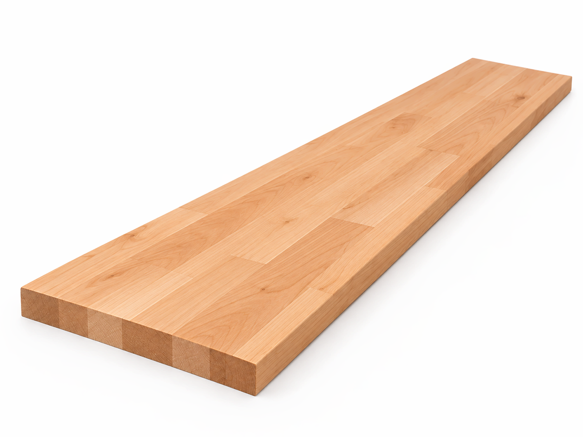 Мебельный щит из ольхи сращённый, 1200×225×20 мм, сорт 1/2