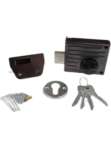 Замок накладной ЗН1-2.1(серебро), арт.00-00000656