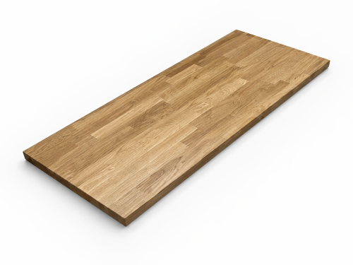 Мебельный щит из дуба 1800×400×40 мм, сорт 3/3, сращённый