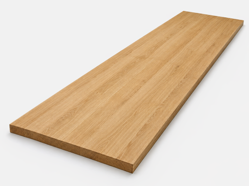 Мебельный щит из дуба 1800×600×20 мм, цельноламельный, сорт ВС