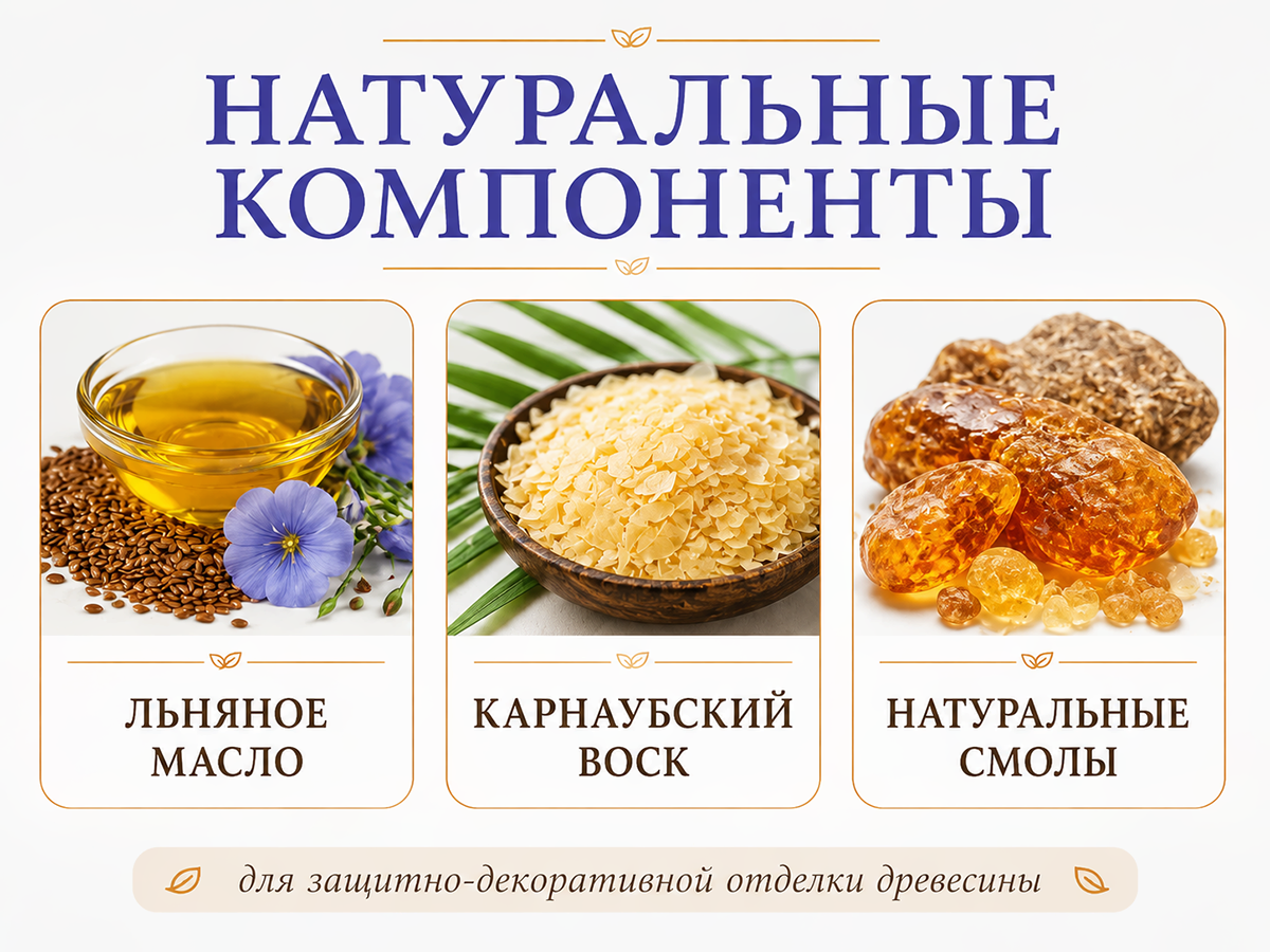 Пропитка натуральная «Белые луга» — Масло №8 для рабочих поверхностей, 0,9 кг фото 3