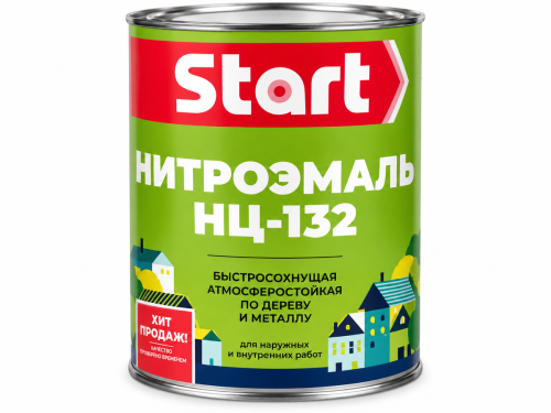 Нитроэмаль НЦ-132К, чёрная, 0,7 кг
