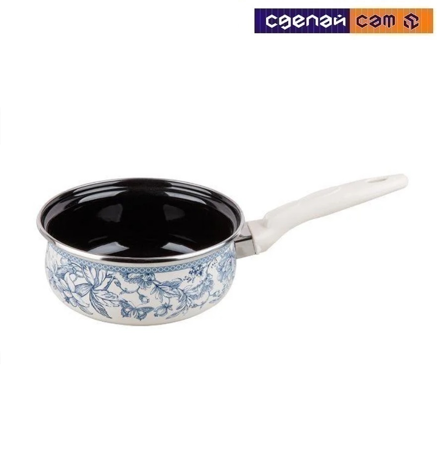 Ковш стальной эмалированный, 1.3 л, серия Мон Жардин, PERFECTO LINEA