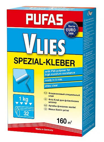 Клей обойный PUFAS специальный EURO 3000, 160 г