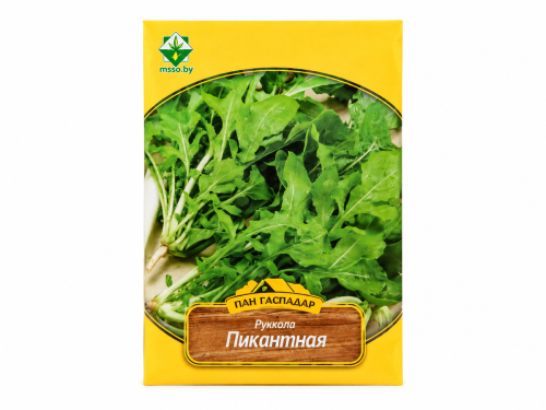Семена рукколы МинскСортСемОвощ Пан Гаспадар Пикантная, 5 г