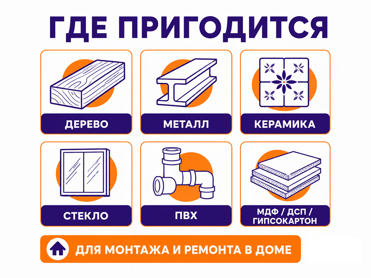 Клей каучуковый MasterTeks ProfiMaster «Жидкие гвозди», прозрачный, 80 г фото 3