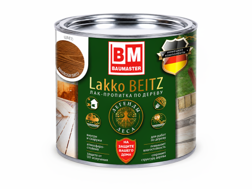 Лак-пропитка ПФ-11 BAUMASTER LakkoBeitz (11) «Линовская пихта», 0,7 кг