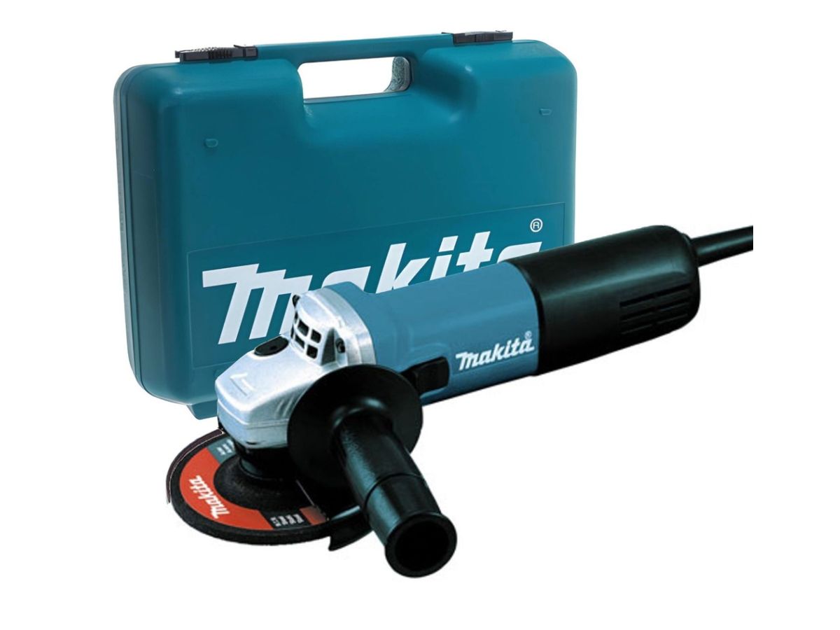 Одноручная углошлифмашина MAKITA 9557 HNRK в кейсе, арт.9557HNRK