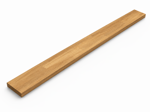 Мебельный щит из дуба 2000×200×40 мм, сорт 1/3, сращённый