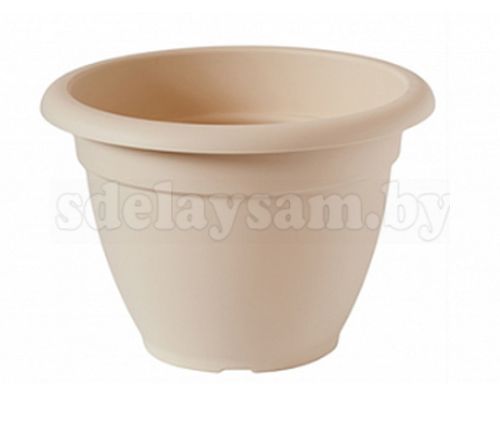 Цветочный горшок круглый 250 мм - 4,3 л серия Классика в ассортименте