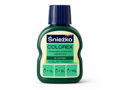 Колер Sniezka Colorex №42 «Зелёный весенний», 100 мл