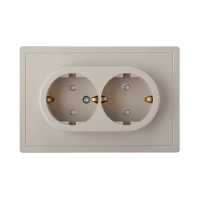 Розетка РС16-0646 песочный