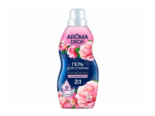 Гель для стирки с кондиционером AROMA DROP Aromatherapy 2 в 1 «Цветочный микс», 1 л