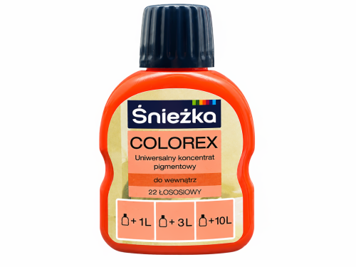 Колер Sniezka Colorex №22 «Красно-оранжевый», 100 мл