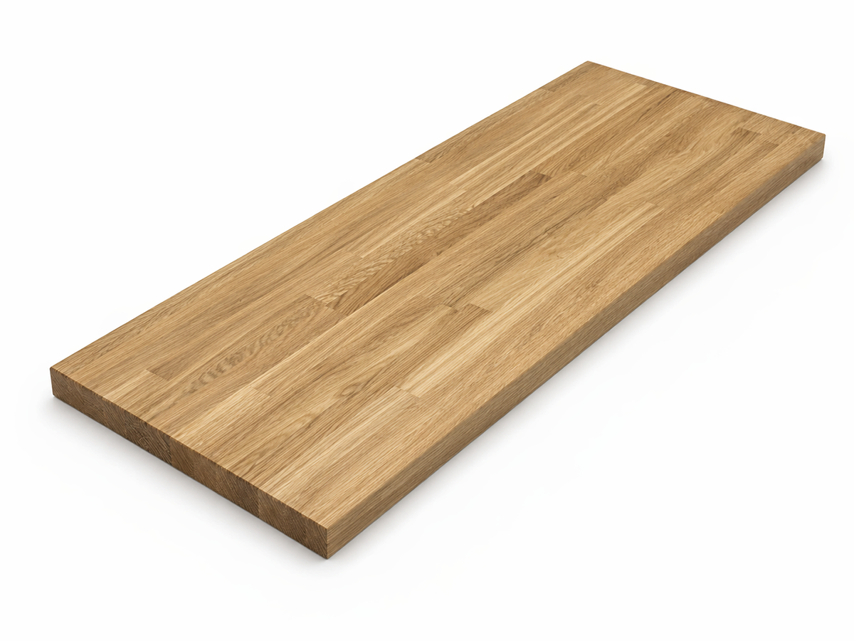 Мебельный щит из дуба сращённый, 1200×400×40 мм, сорт 1/3