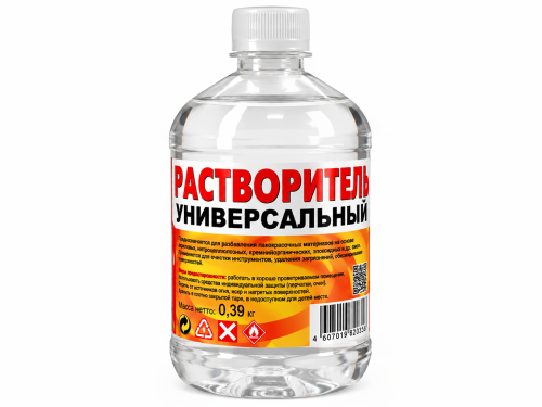 Вершина растворитель универсальный, 0,5 л (0,4 кг)