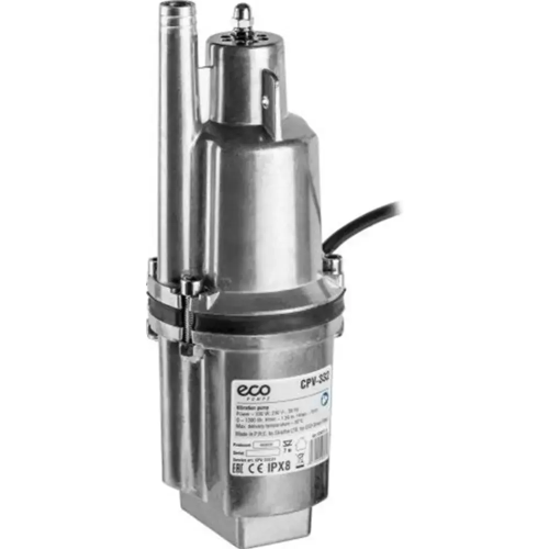Насос вибрационный ECO CPV-332 (25м, верхний забор), арт.EC4213-5  EC4213-5