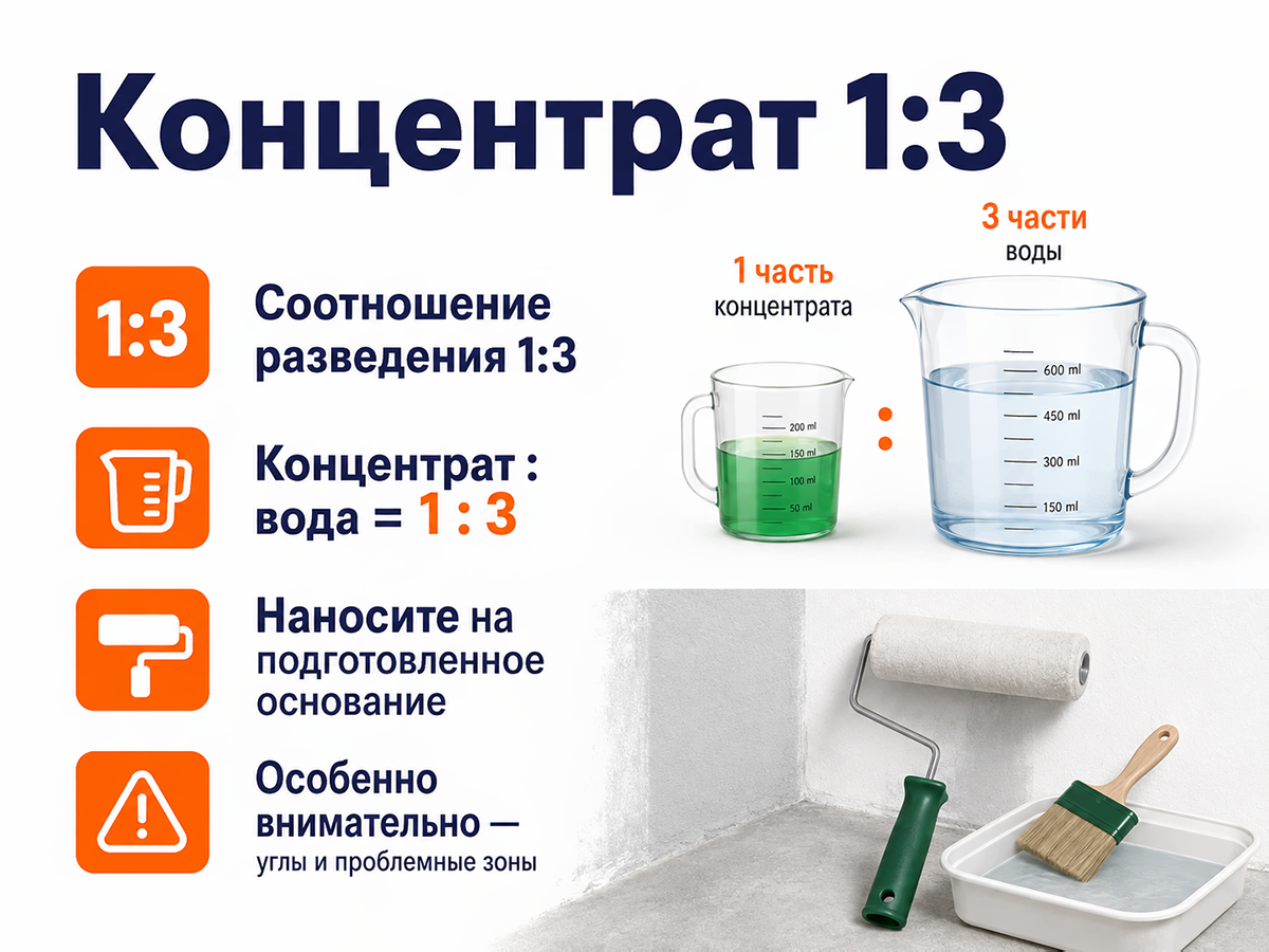 Грунтовка Condor Tiefgrund Bio, концентрат 1:3, 5 л фото 4