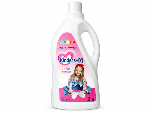 Бархим гель для стирки Kinders-M Farbe, 2 л