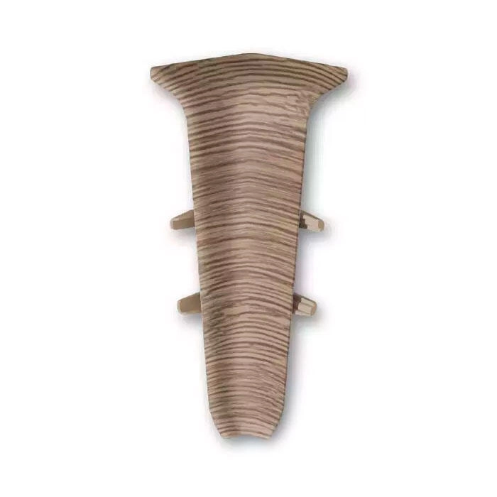 Угол внутренний для плинтуса 70мм "Идеал Деконика", 205 Дуб капучино