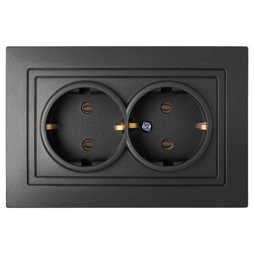 Розетка РС16-348 графит