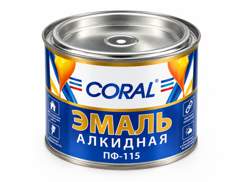 Coral эмаль алкидная ПФ-115, светло-зелёная, 0,4 кг