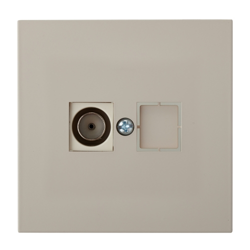 Розетка ТР-6641 песочный