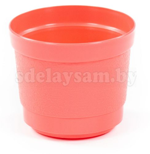 Горшок цветочный "Жасмин" h=142 мм - 2 л розовый