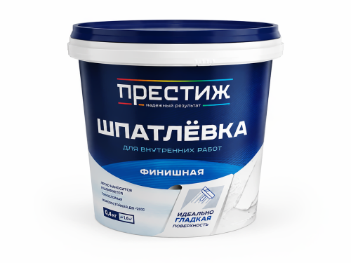 Престиж шпатлёвка финишная, белая, 1,5 кг