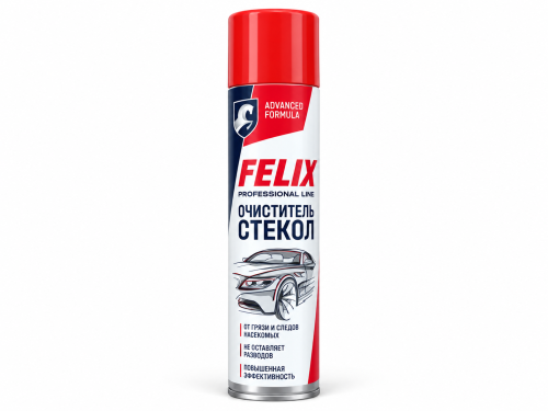 Очиститель стёкол FELIX 411040002, аэрозоль, 400 мл