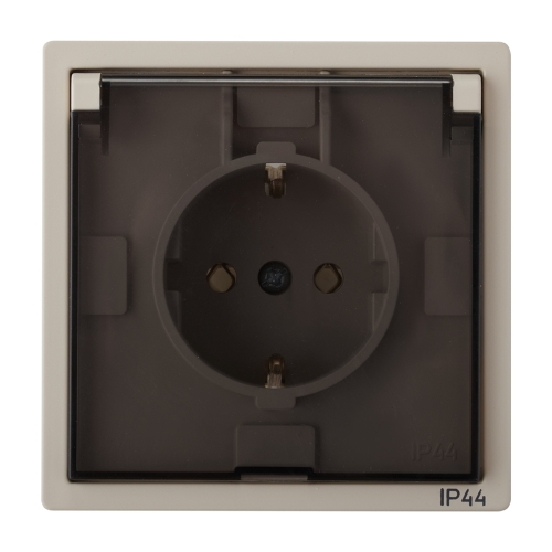 Розетка РС16-0636 песочный