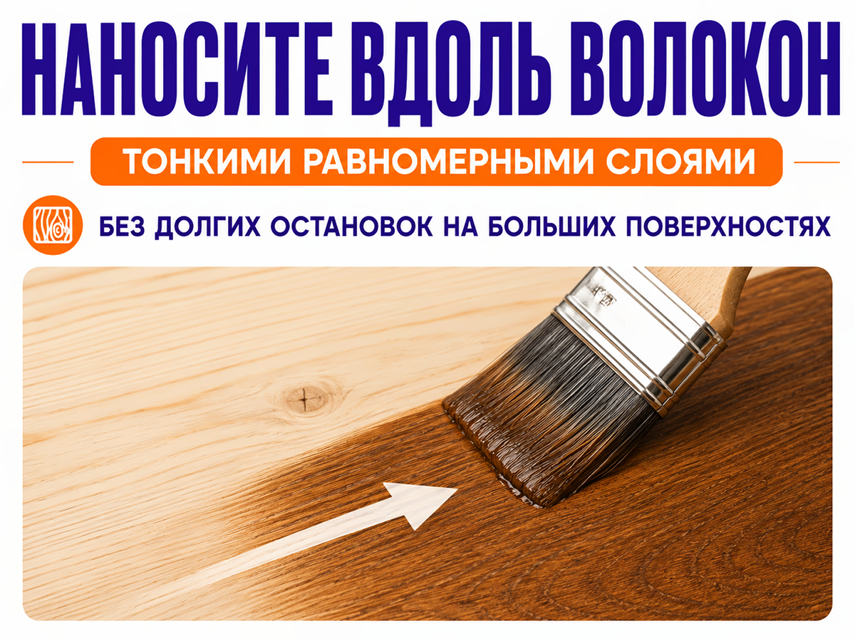 Пропитка декоративная NORDEN WOOD, орех, 0,75 кг фото 6