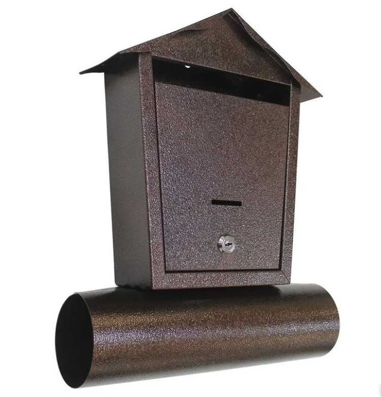 Ящик почтовый Магнитогорск Домик (антик/медь) 6039 (Россия)