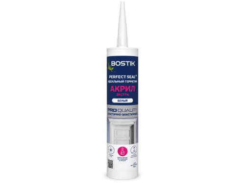 Герметик акриловый Bostik Perfect Seal «Идеальный акрил», шпаклевочный быстрый, 280 мл