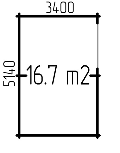 Садовая беседка Marat 3.6x5.3 толщина 44 мм (готовая копмлектация)