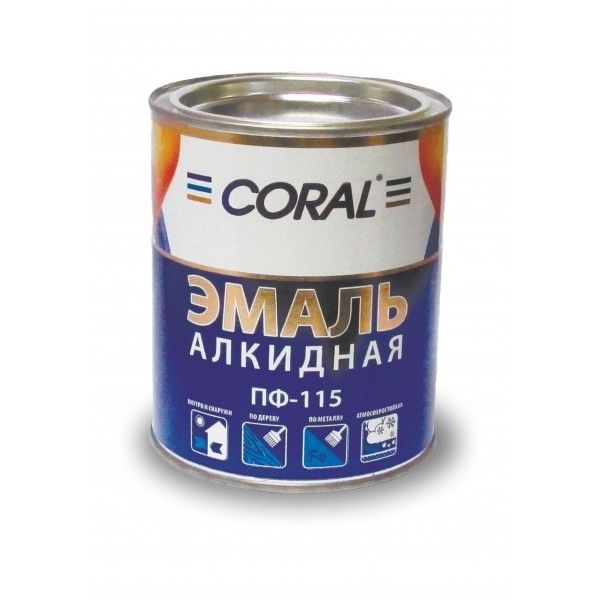 Эмаль ПФ-115 Розовая Coral 0,8 кг