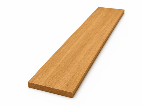 Мебельный щит из дуба 1000×200×25 мм, цельноламельный, сорт ВС