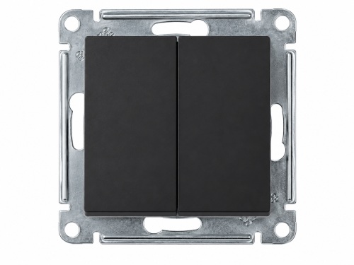 Systeme Electric выключатель двухклавишный AtlasDesign ATN001051, схема 5, 10 AX