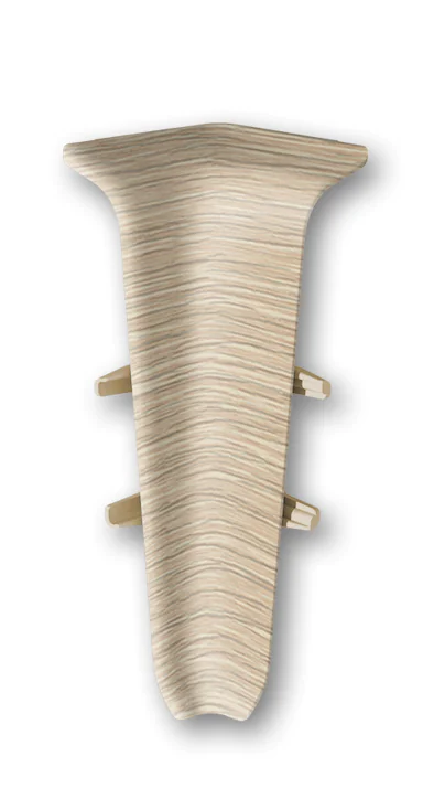 Угол внутренний для плинтуса 70мм "Идеал Деконика", 213 Дуб северный