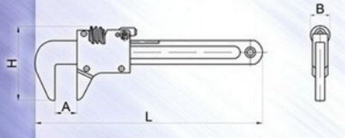 Ключ гаечный разводной S 30max КУДВ.7813-4045-00.02