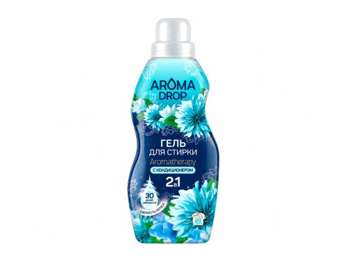 Гель для стирки с кондиционером AROMA DROP Aromatherapy 2 в 1 «Свежесть лотоса», 1 л