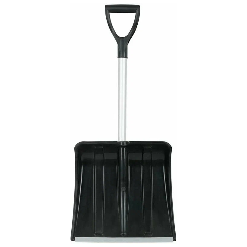 Лопата пластмассовая для уборки снега "Мини" с черенком (автомобильная)