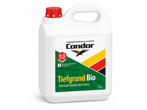 Грунтовка Condor Tiefgrund Bio, концентрат 1:3, 5 л