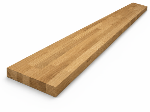 Мебельный щит из дуба 1800×200×40 мм, сорт 3/3, сращённый
