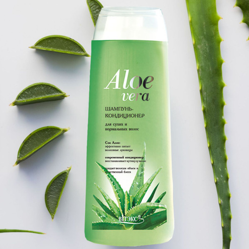 ALOE VERA ШАМПУНЬ-КОНДИЦИОНЕР 500мл д/сухих норм. волос