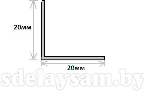 Угол 20*20мм 2,7м "Идеал" 253/Ясень серый