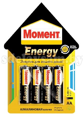 Алкалиновая батарейка Момент Energy АА