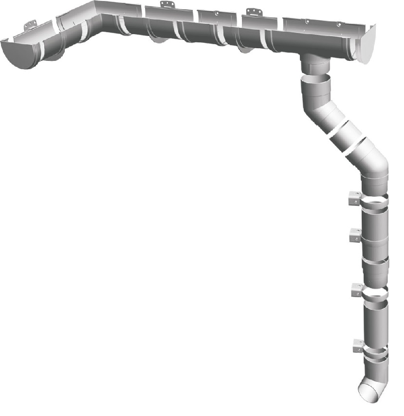 Оцинкованный водосток