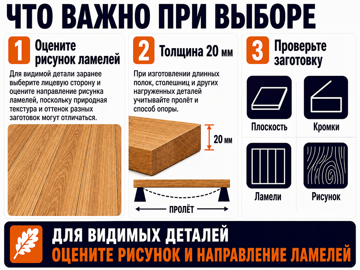 Мебельный щит из дуба цельноламельный, 2100×600×20 мм, сорт 1/2 фото 5